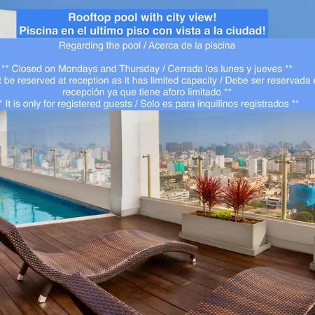 Alu Apartments - Limit With Miraflores Panoramic City View ليما المظهر الخارجي الصورة