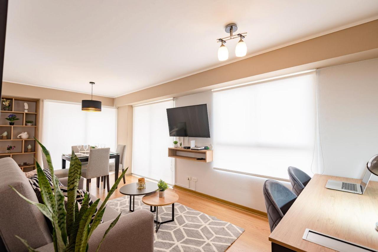 Alu Apartments - Limit With Miraflores Panoramic City View ليما المظهر الخارجي الصورة
