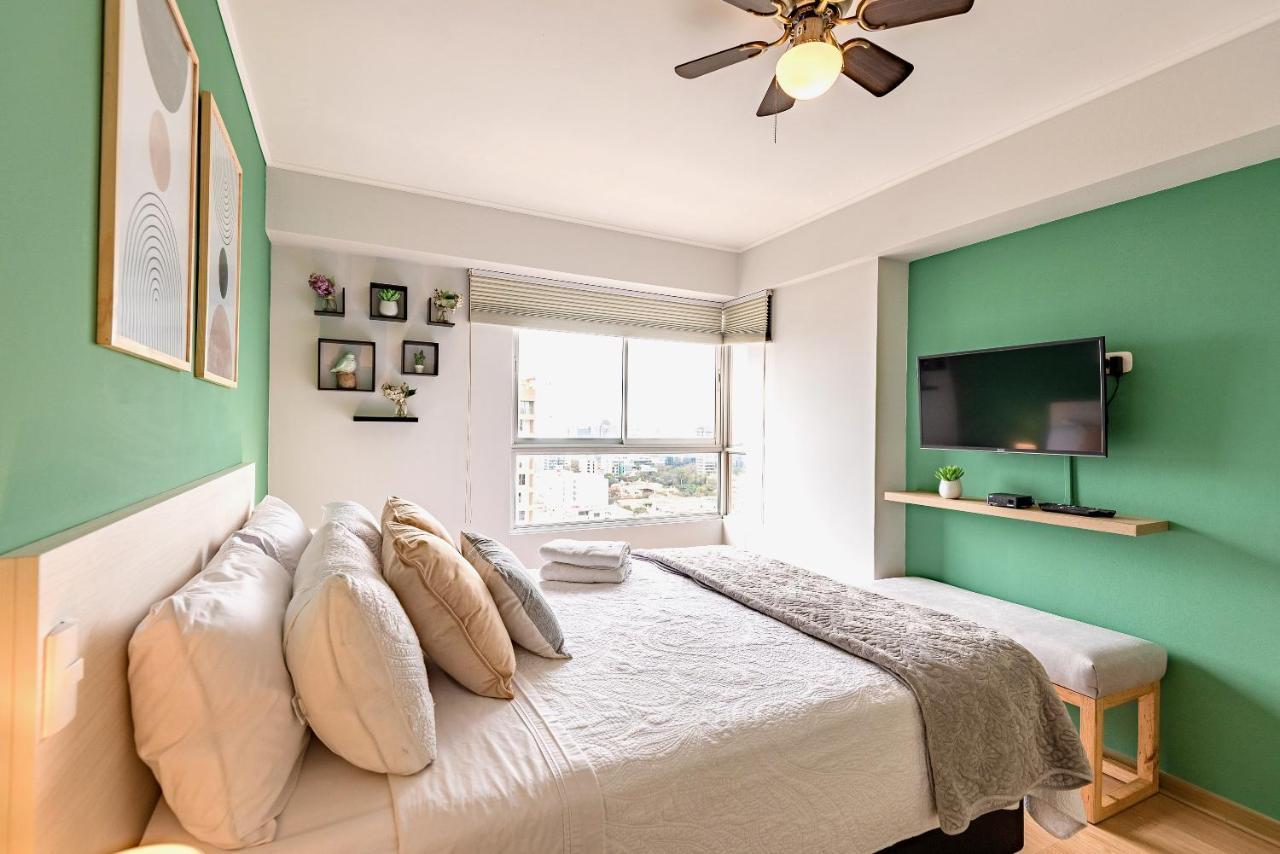 Alu Apartments - Limit With Miraflores Panoramic City View ليما المظهر الخارجي الصورة