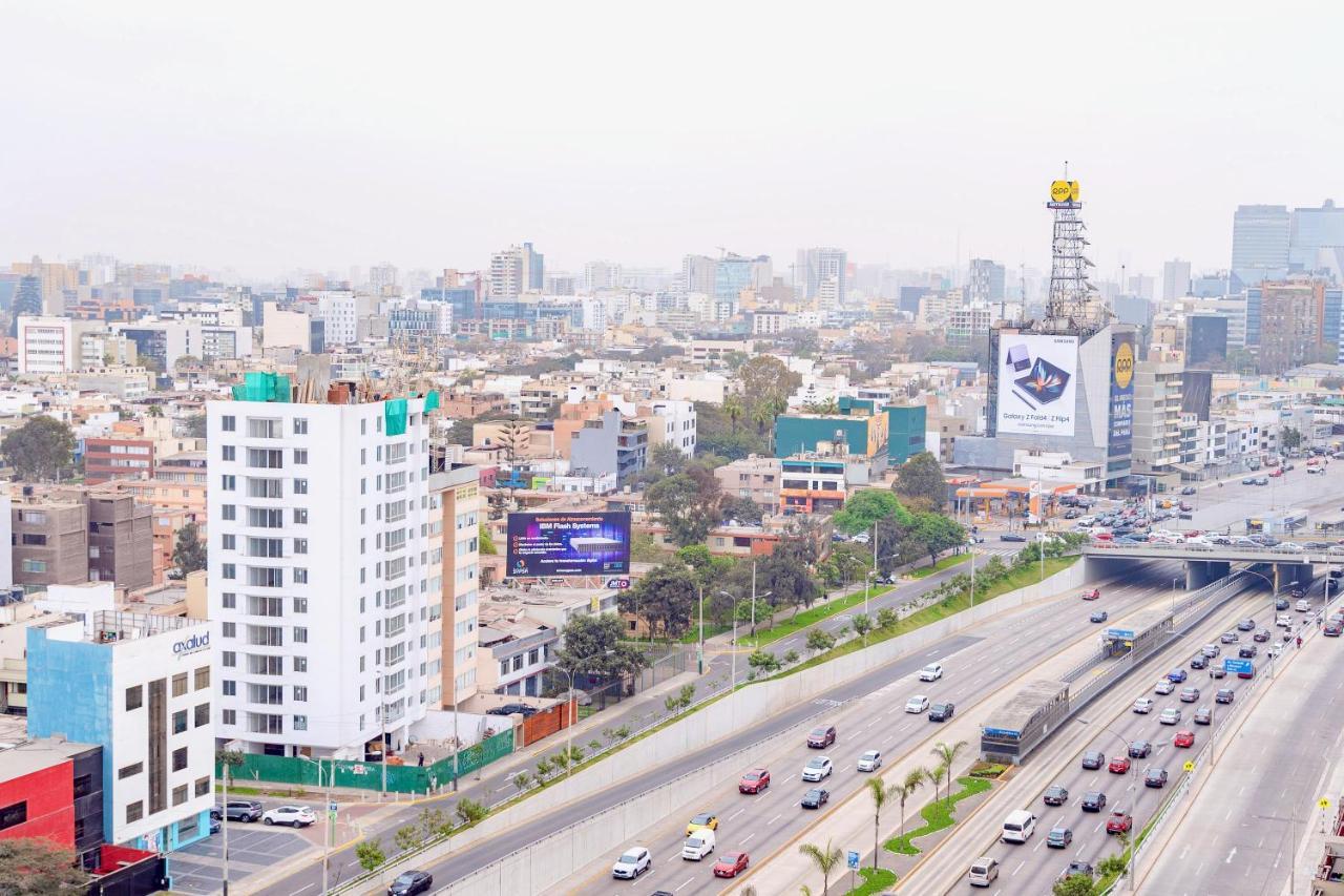 Alu Apartments - Limit With Miraflores Panoramic City View ليما المظهر الخارجي الصورة