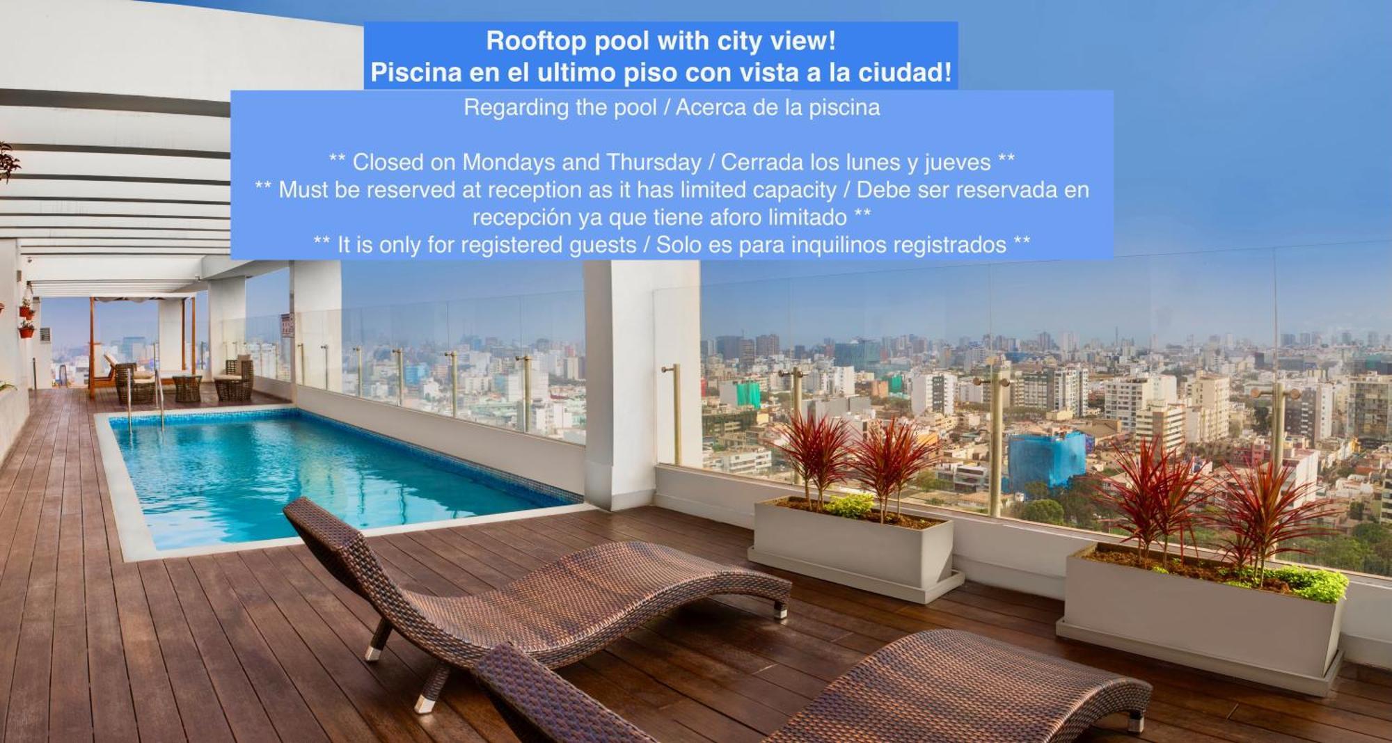 Alu Apartments - Limit With Miraflores Panoramic City View ليما المظهر الخارجي الصورة