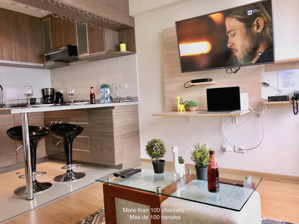 Alu Apartments - Limit With Miraflores Panoramic City View ليما المظهر الخارجي الصورة