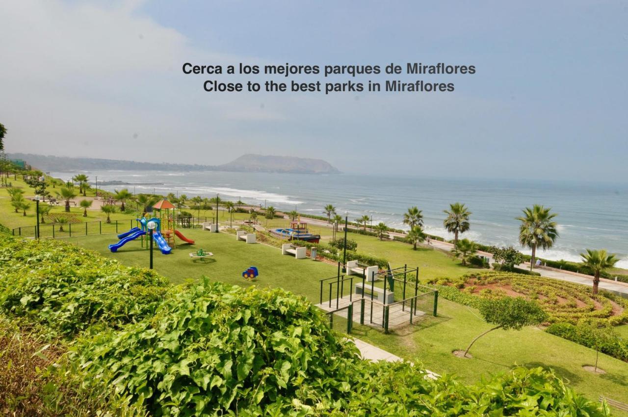 Alu Apartments - Limit With Miraflores Panoramic City View ليما المظهر الخارجي الصورة