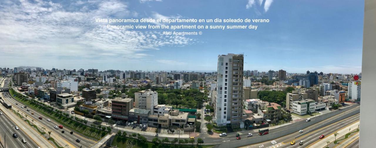 Alu Apartments - Limit With Miraflores Panoramic City View ليما المظهر الخارجي الصورة