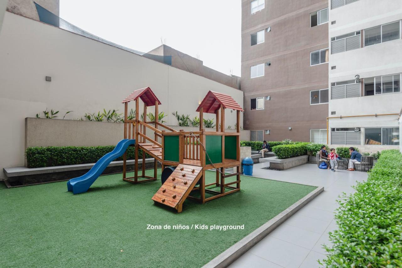 Alu Apartments - Limit With Miraflores Panoramic City View ليما المظهر الخارجي الصورة